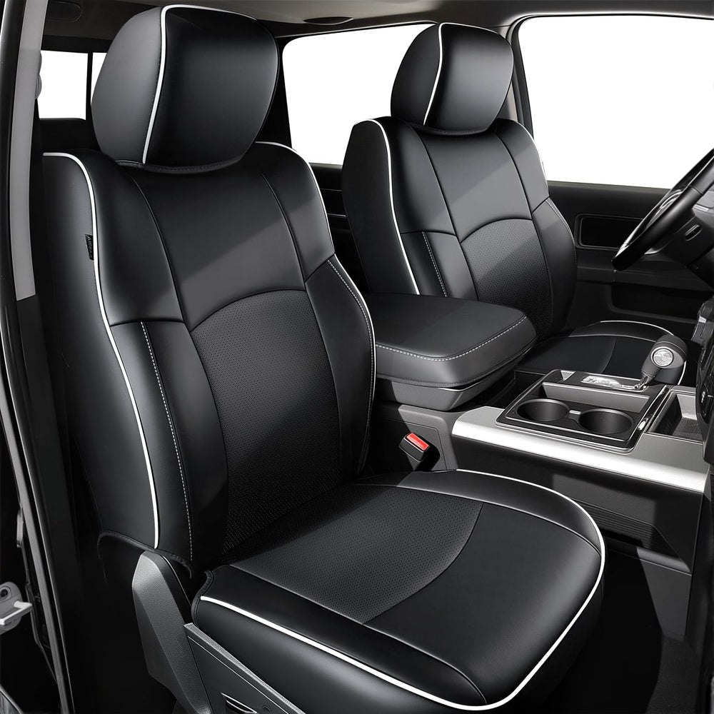 Carlimeki Ram 1500 D1 front seat cover protects and refreshes the cabin