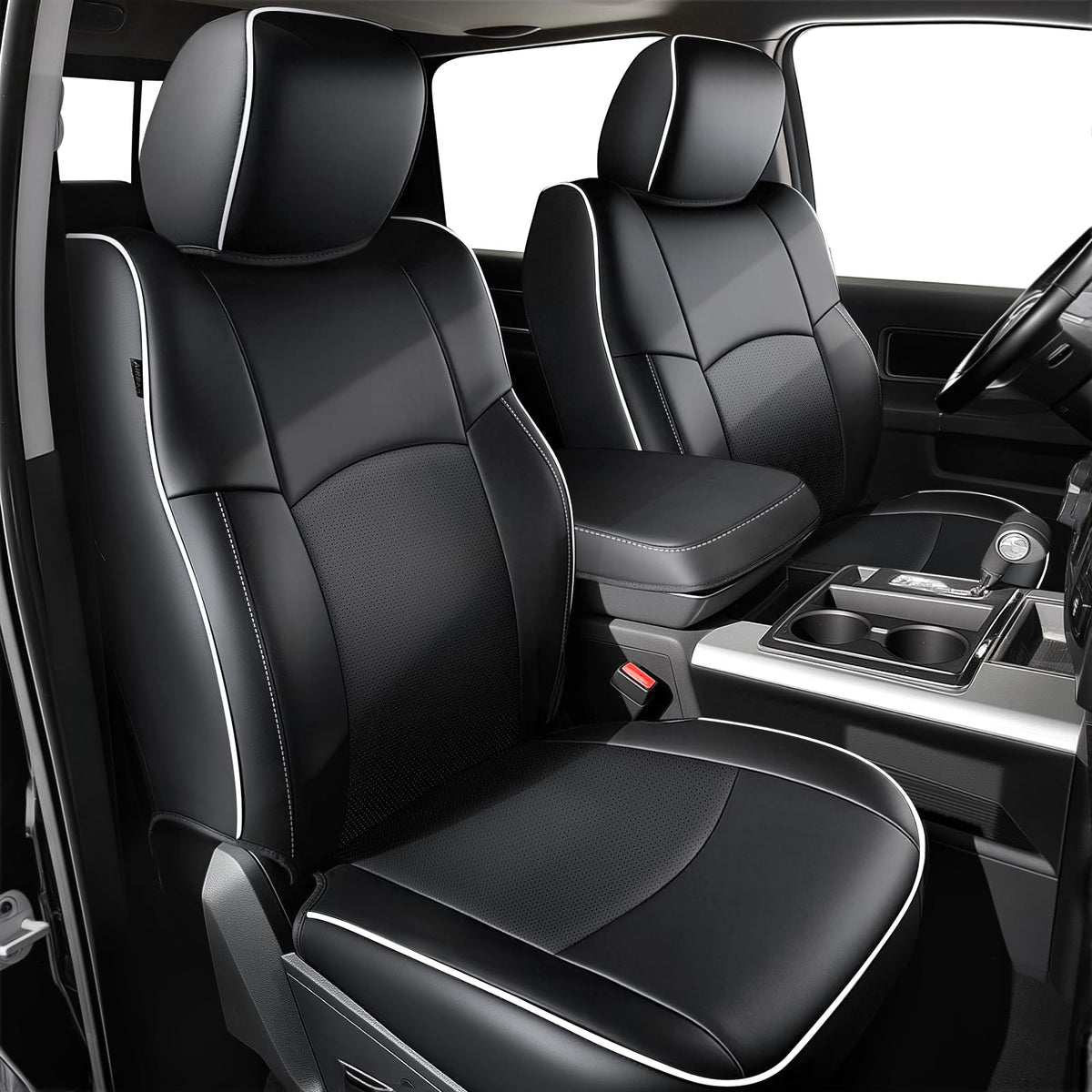 Carlimeki Ram 1500 D1 front seat cover protects and refreshes the cabin