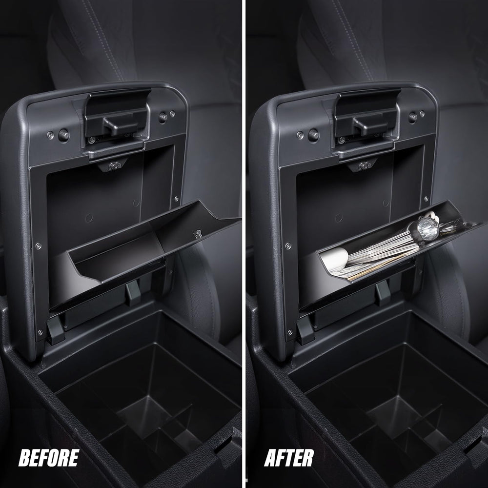 Carlimeki ABS material finish matches Tacoma interior and resists scratches