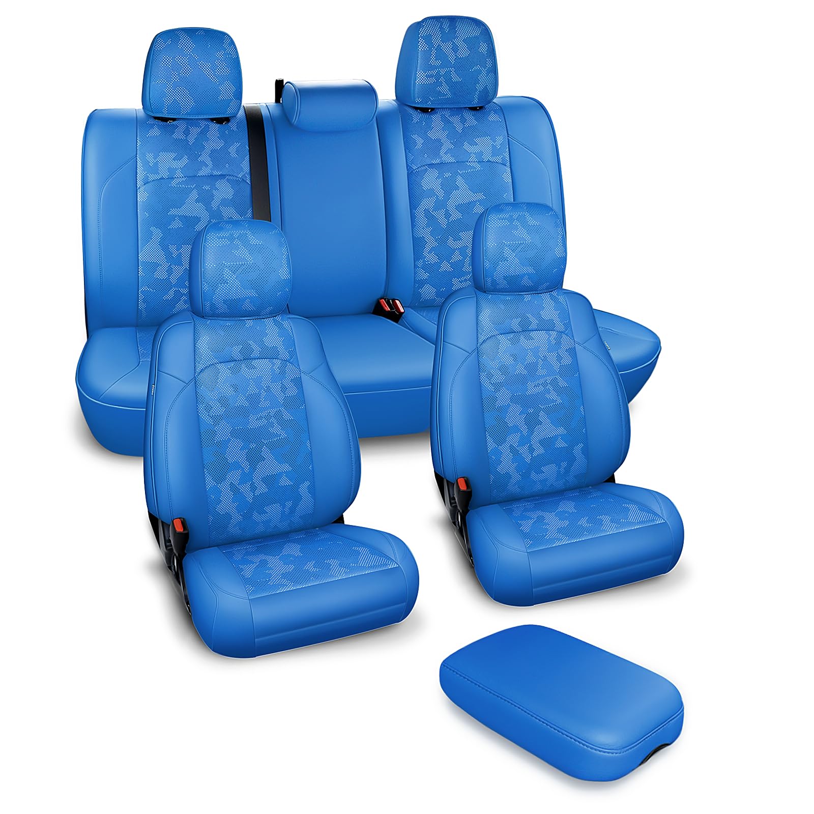Carlimeki waterproof leather seat covers for Tacoma Gen3 help keep interiors clean.