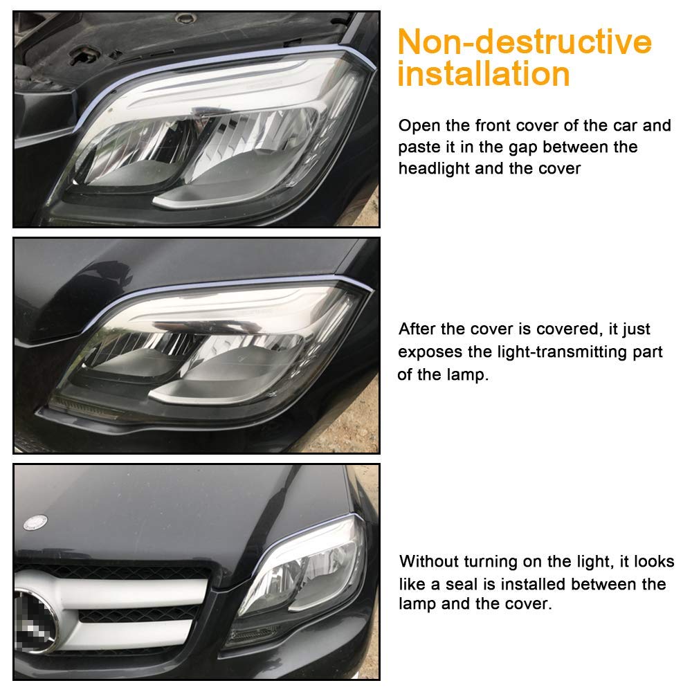 CARLITS waterproof neon DRL strip for all-weather use.