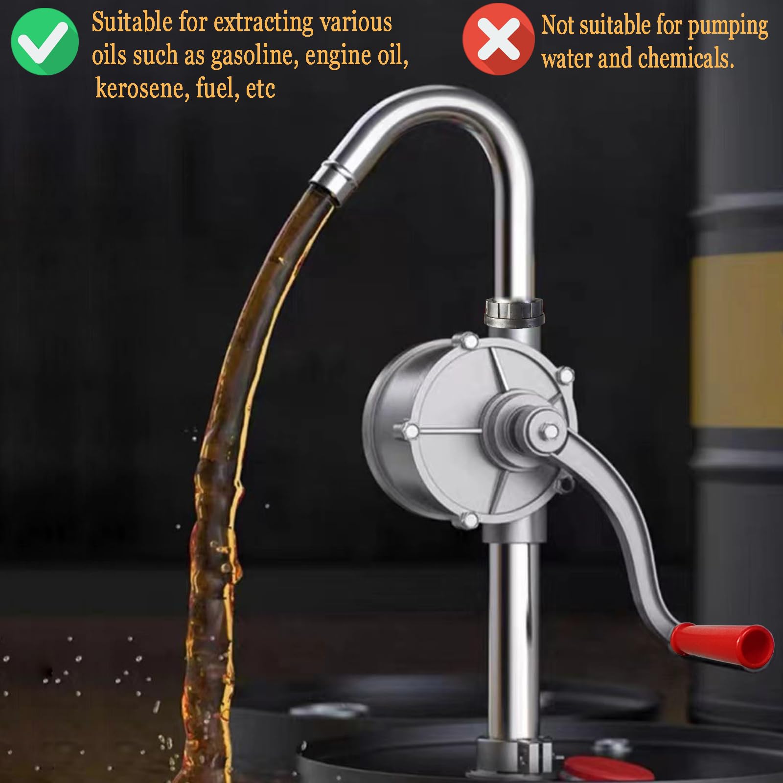 CARLKEMIAN three-outlet design speeds oil drainage.