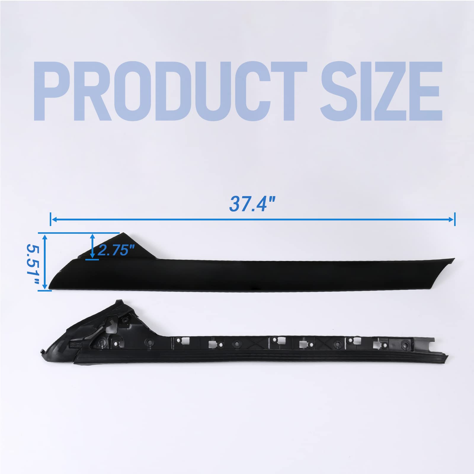 CARMOCAR A-Pillar inner trim improves cabin-side appearance and alignment.