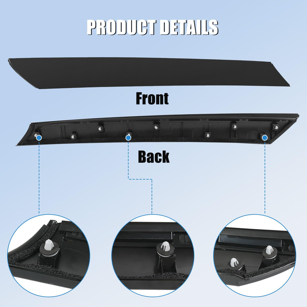 CARMOCAR molding detail showing leak-resistant edge and fit.