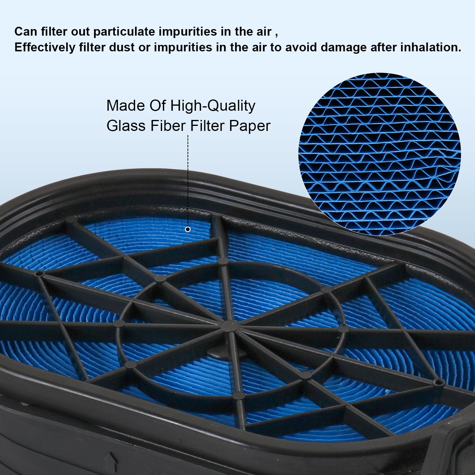 CARMOCAR air filter in dusty conditions demonstrates filtration capability