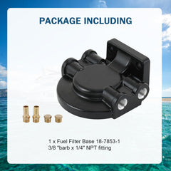 CARMOCAR aluminum black-anodized bracket resists corrosion in marine environments.