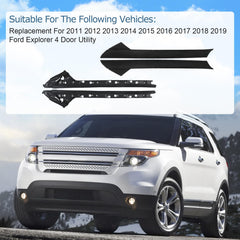 CARMOCAR A-Pillar molding trim left outer for 2011-2019 Ford Explorer improves alignment.