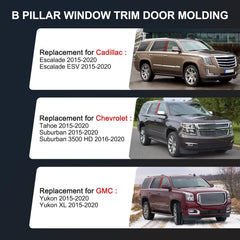 CARMOCAR right-side B pillar trim installed on a 2015–2020 SUV for restoration