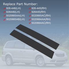 CARMOCAR B-pillar trim panel closeup showing premium plastic