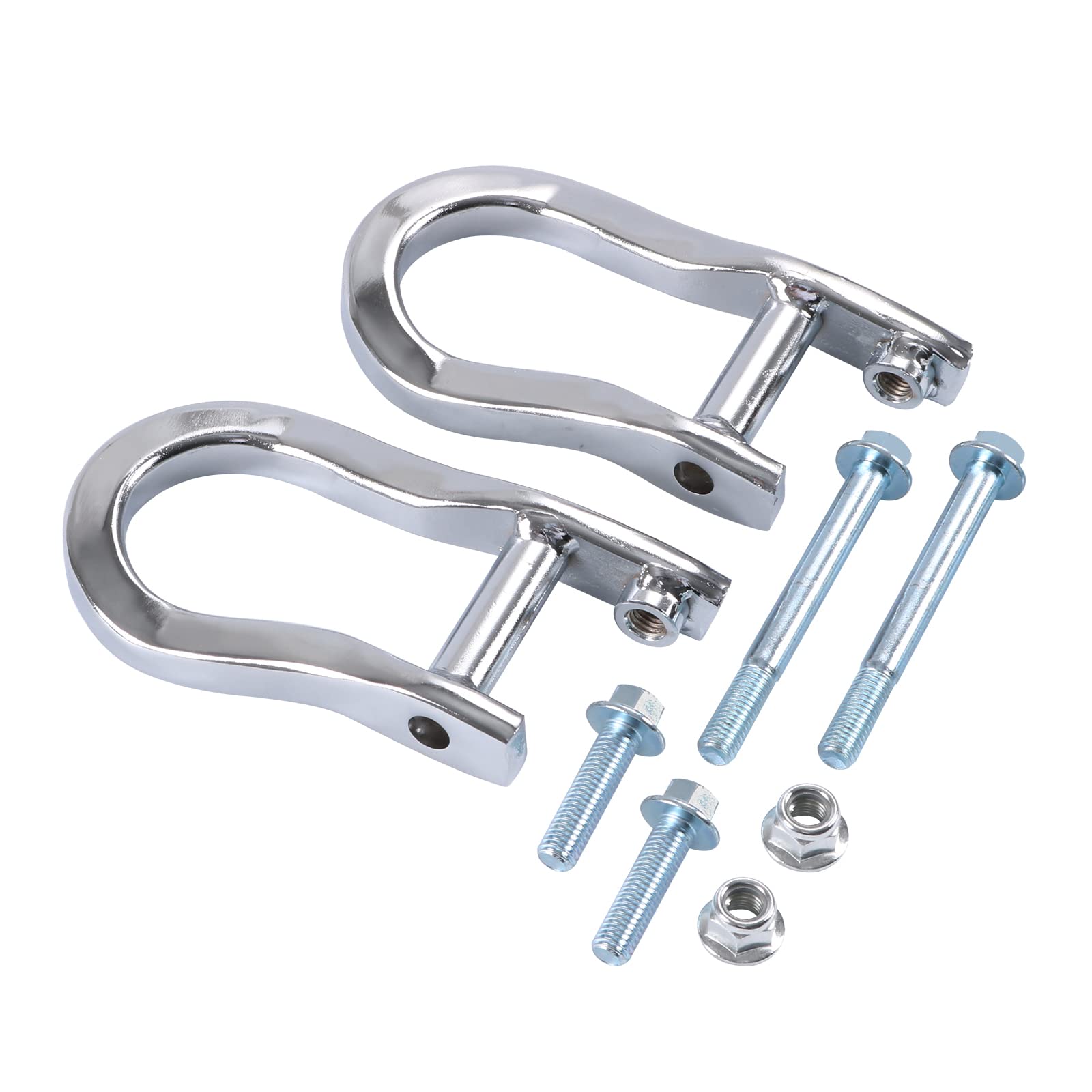 CARMOCAR front recovery tow hook on a Chevy Silverado for tow-ready use