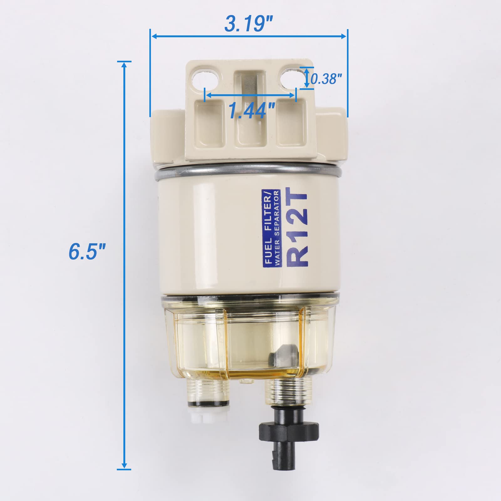 CARMOCAR diesel fuel filter water separator assembly
