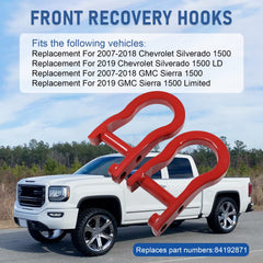 CARMOCAR lower bumper tow hook provides a secure recovery point.