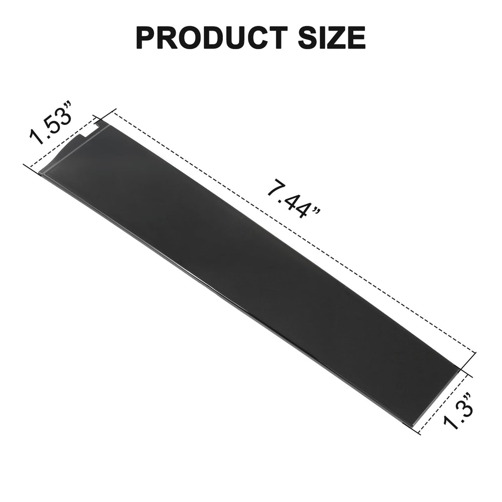 CARMOCAR B-pillar molding close-up showing durable ABS plastic