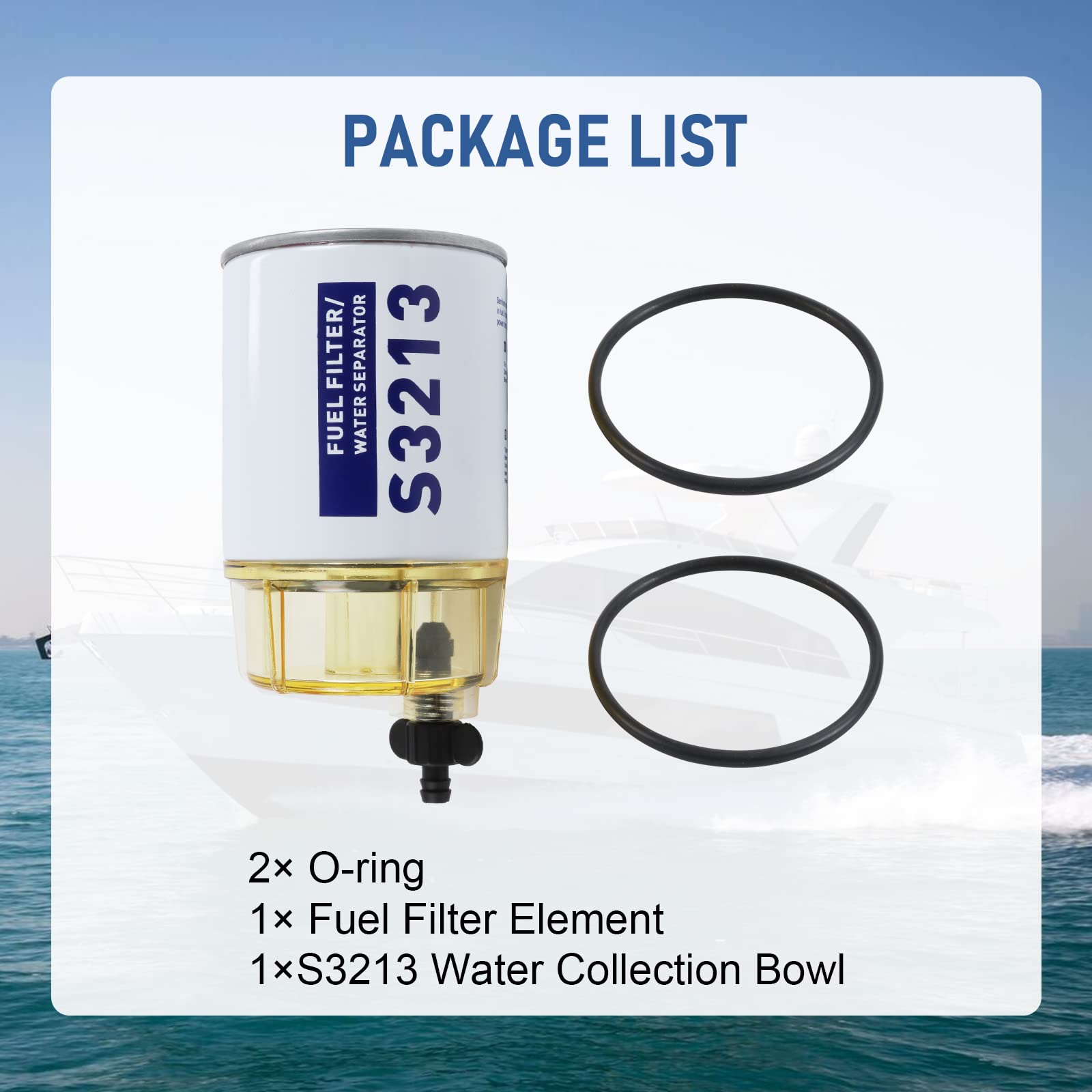 CARMOCAR S3213 assembly kit supports easy installation on outboard engines.