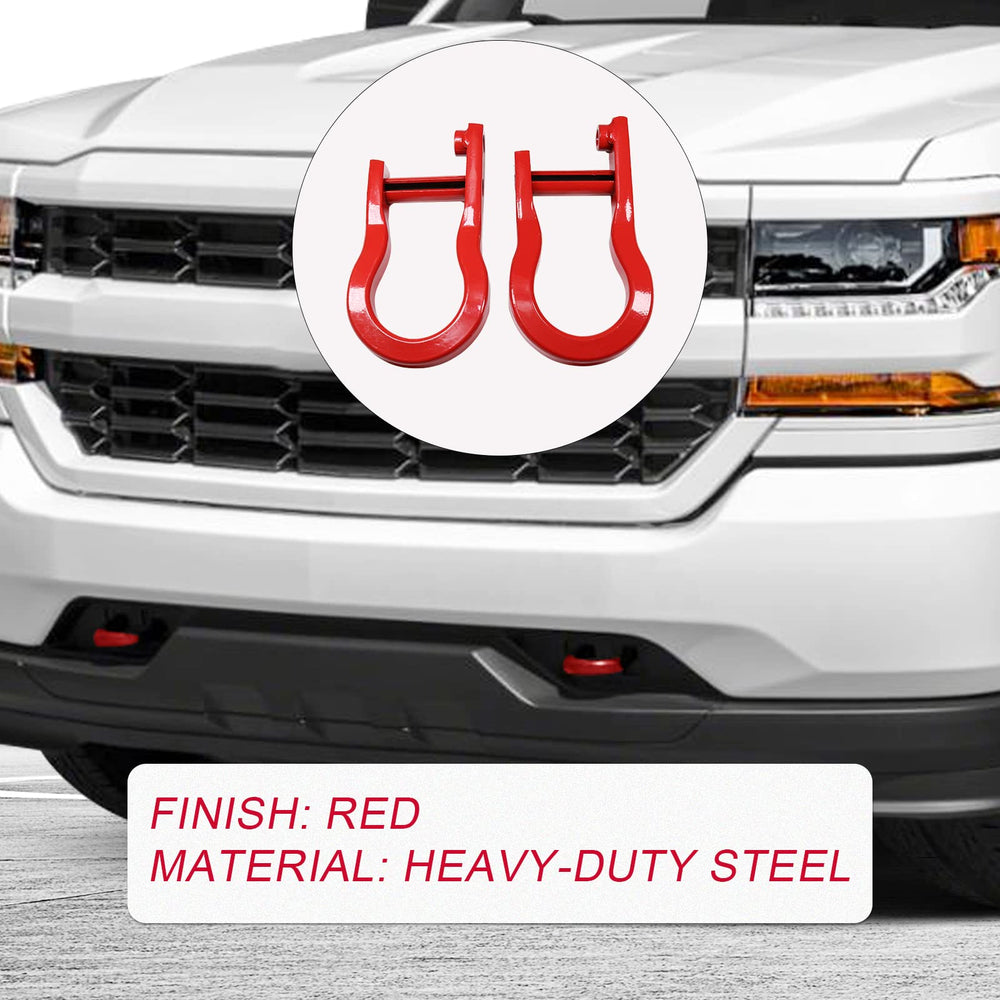 CARMOCAR Silverado Sierra 2007-2019 compatible heavy-duty tow hook.