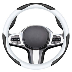 Carodi leather steering wheel cover with premium napa leather for refined grip