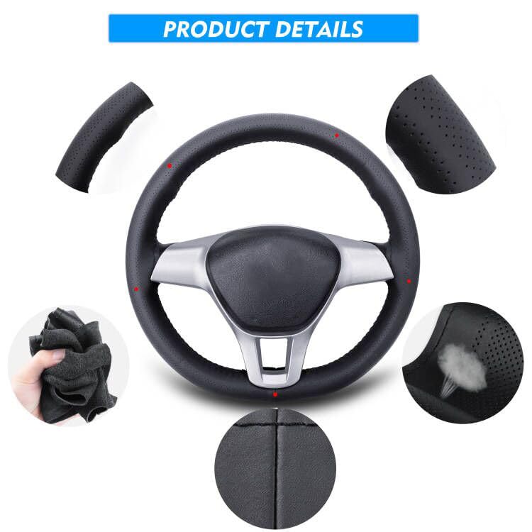 Driver uses Carodi cover for a comfortable grip on the wheel