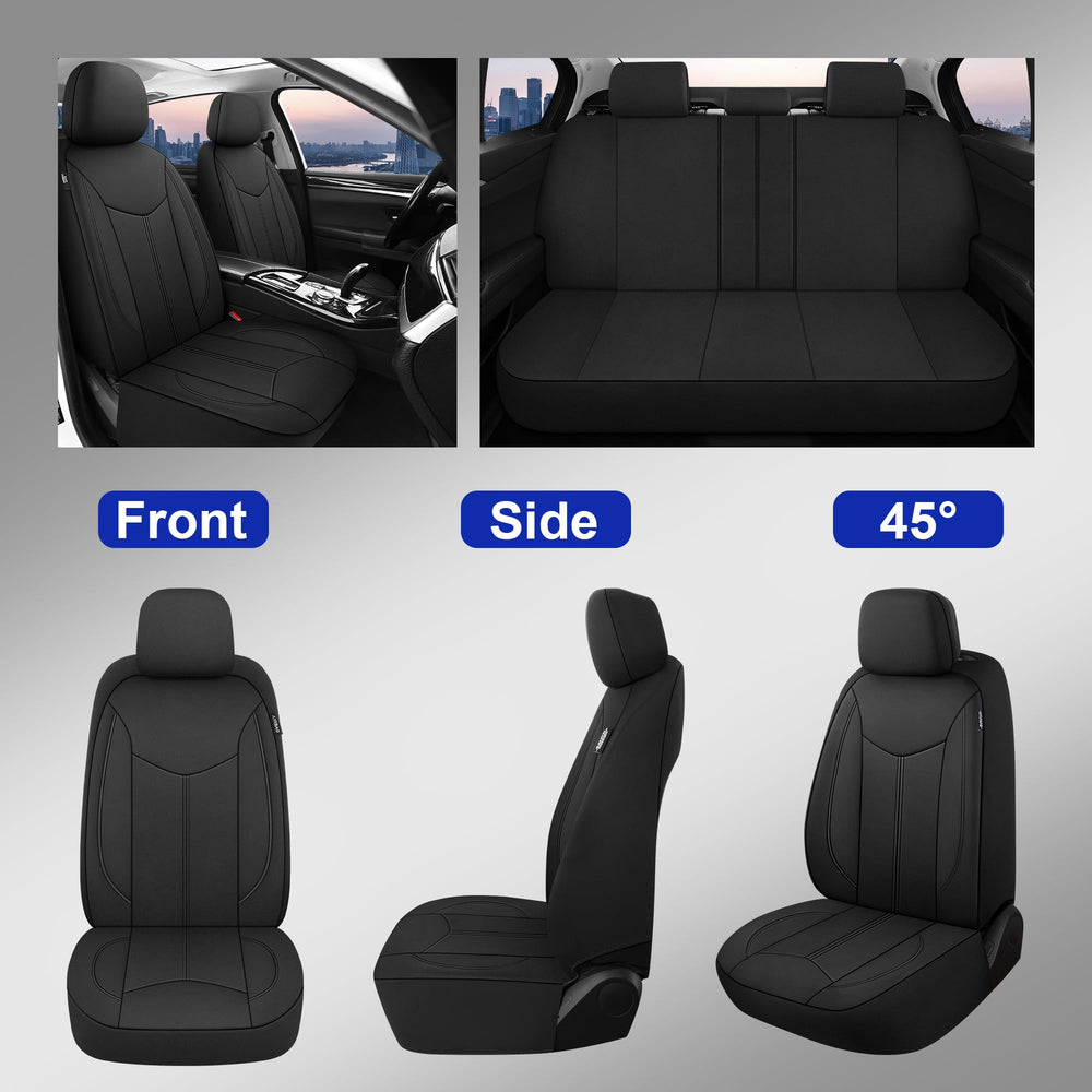 CAROMOP airbag-safe seat cover ensures compatibility and safety during adjustments