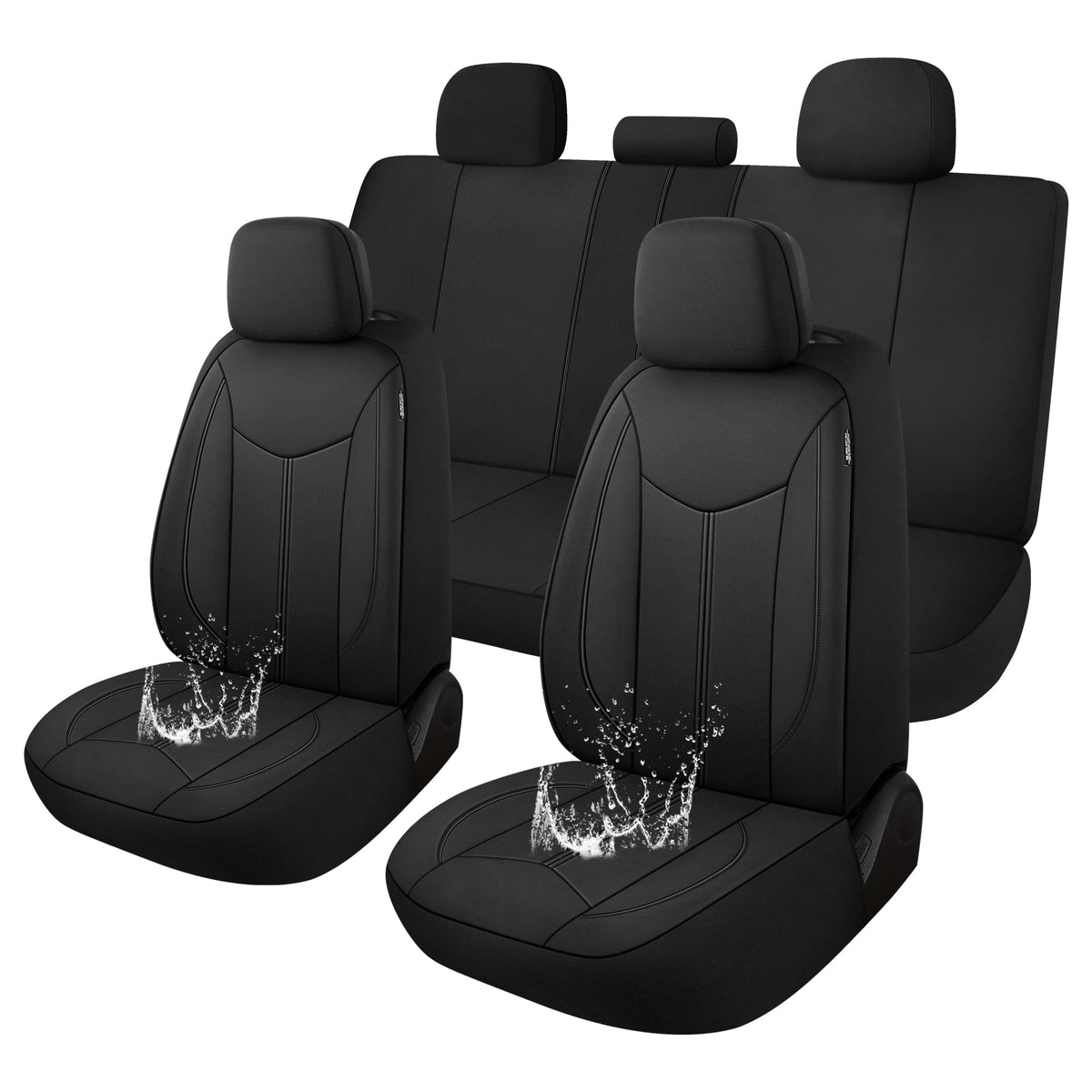 CAROMOP waterproof seat cover full seats protecting against spills and daily wear