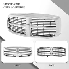 CarPartsDepot front grill for Dodge Ram 2500/3500, updated look and durable build