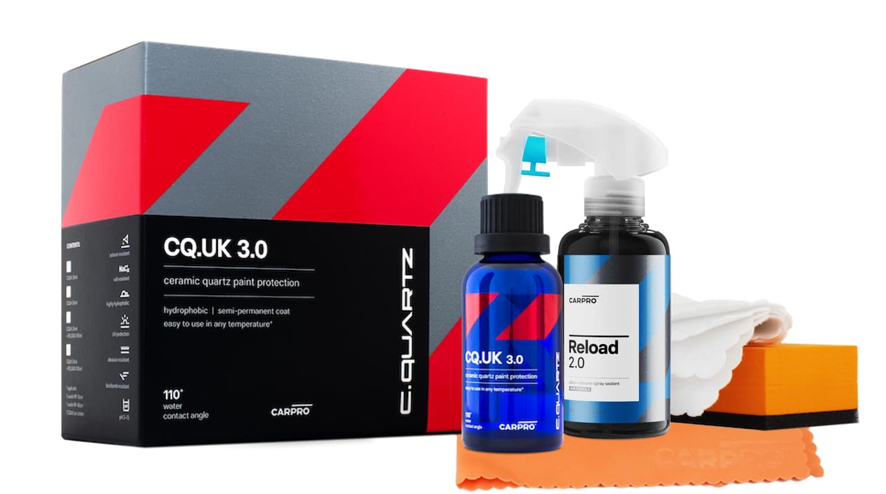 CARPRO CQUARTZ UK 3.0 30ml bottle compact coating for gloss and protection