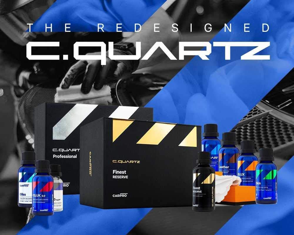 CARPRO CQUARTZ UK 3.0 water beading on surface