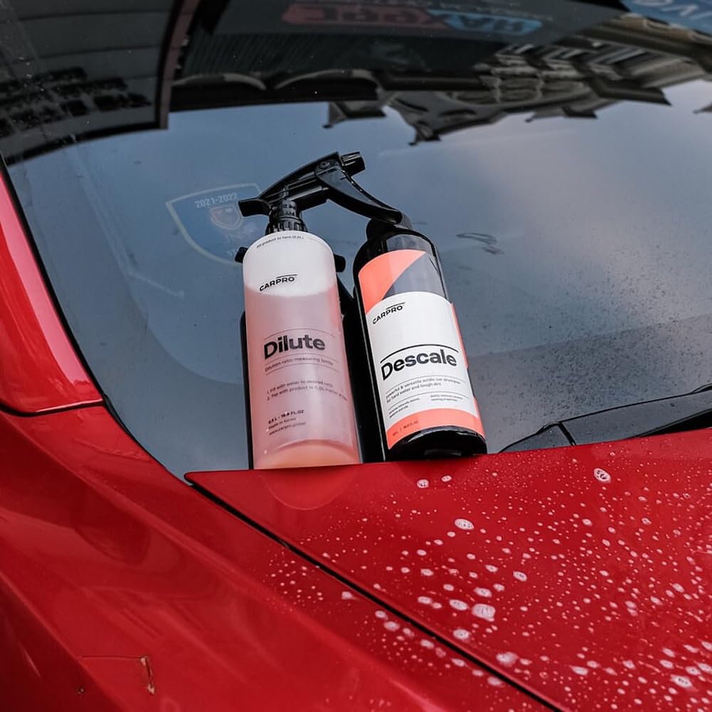 CARPRO Descale supports ceramic coatings by clearing mineral buildup.