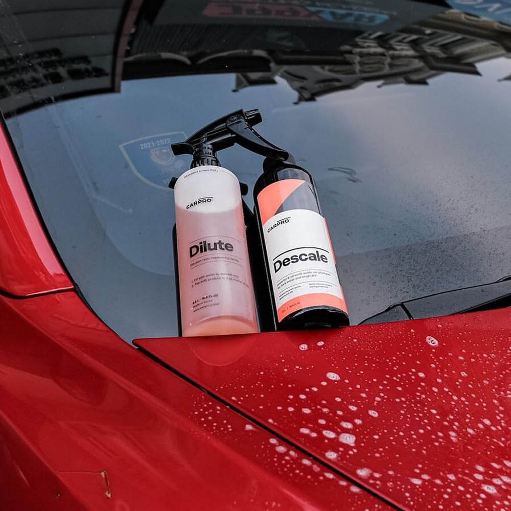 CARPRO Descale supports ceramic coatings by clearing mineral buildup.