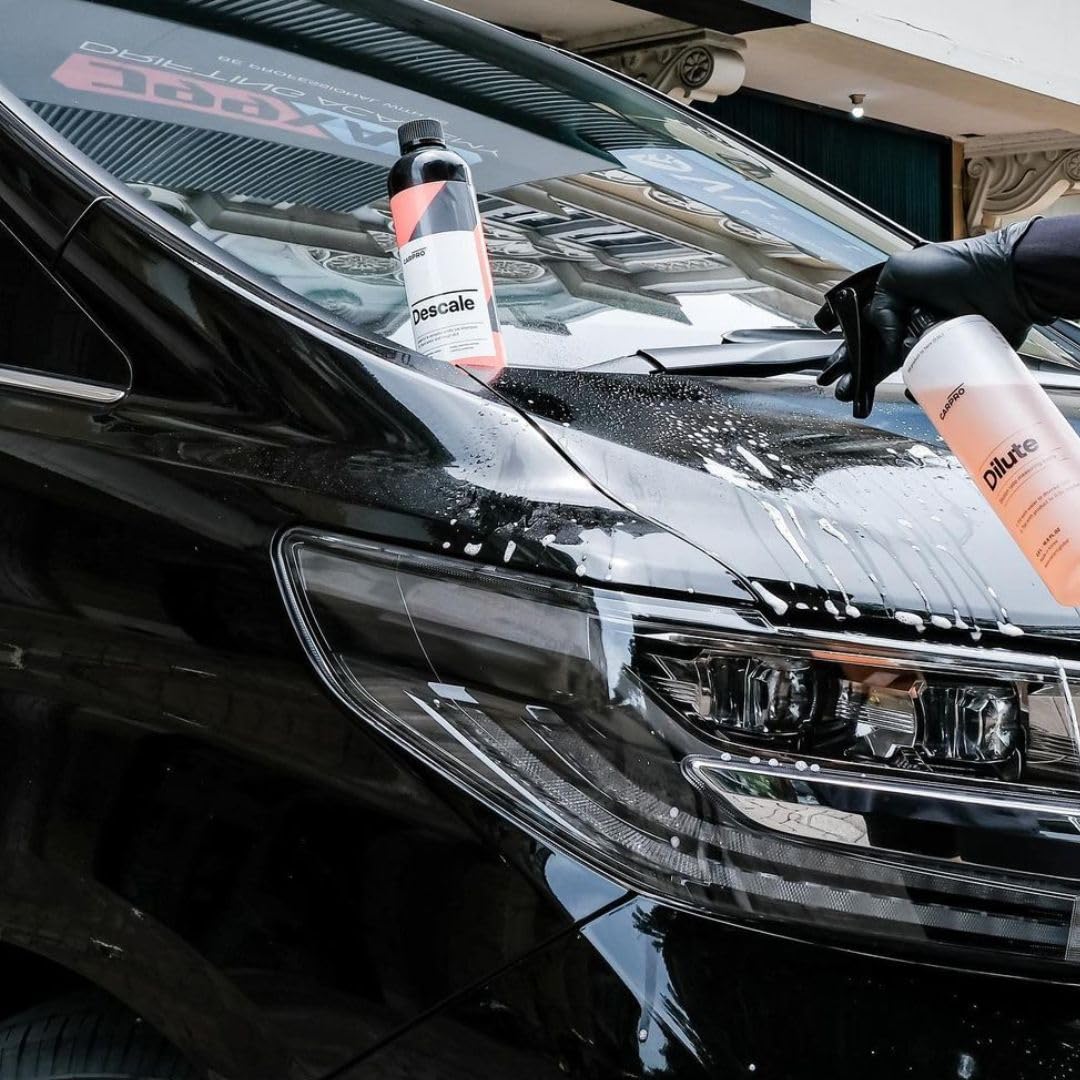CARPRO Descale restores surface gloss after mineral buildup