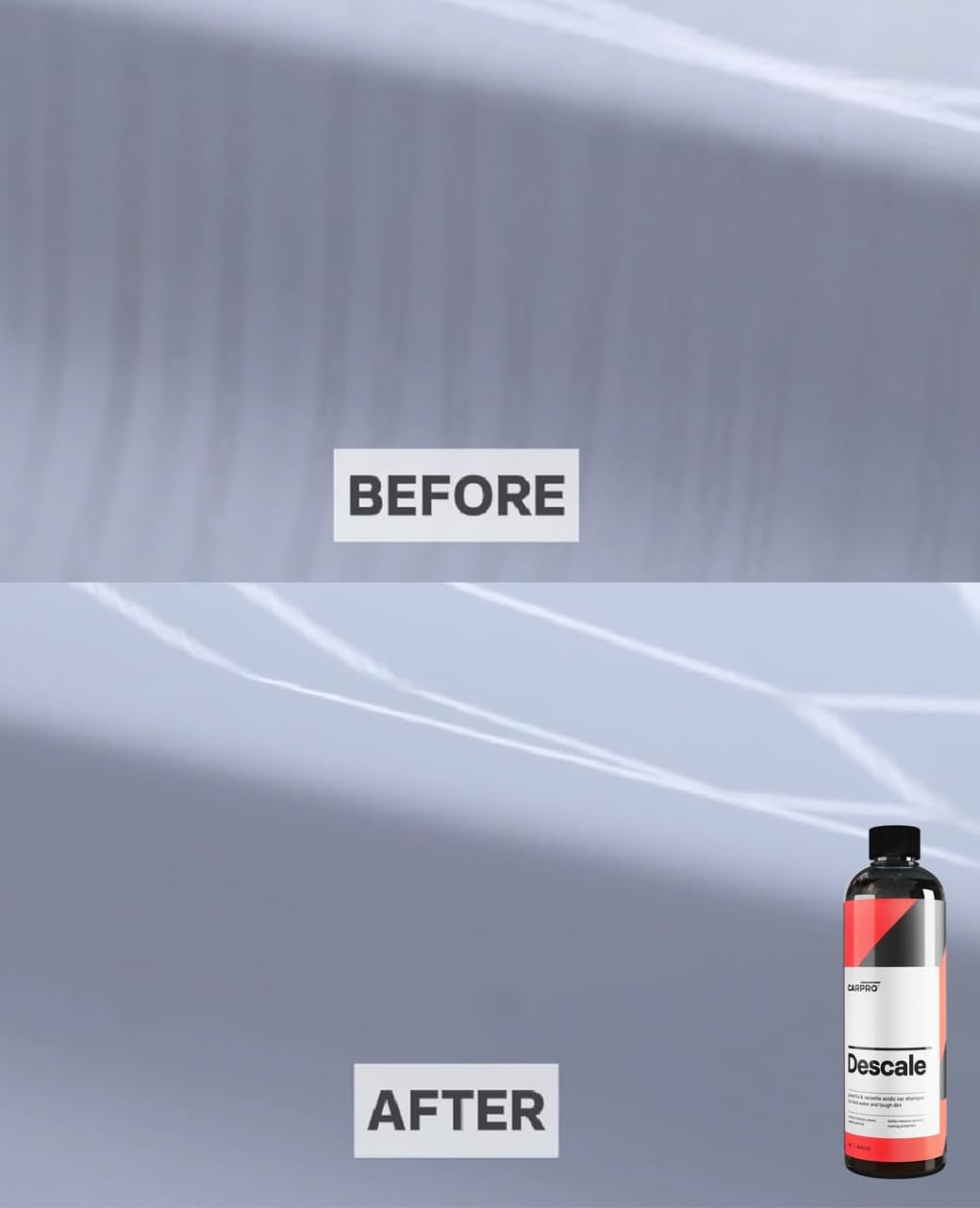 CARPRO Descale removes traffic film to reveal true paint depth.