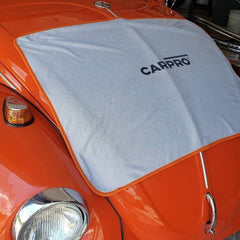 CARPRO DHydrate drying towel orange edge closeup reveals durable microfiber