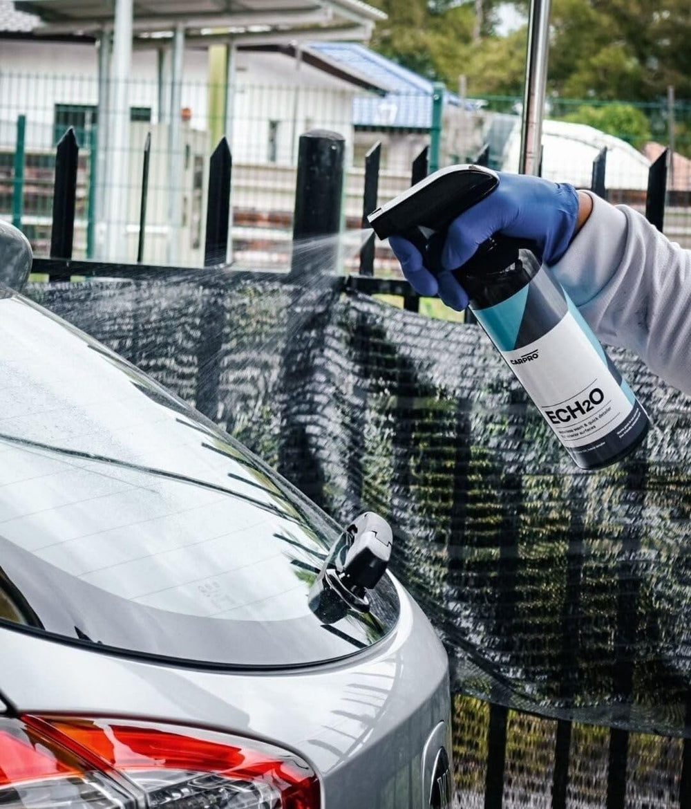 CARPRO ECH2O applied to paint surface.