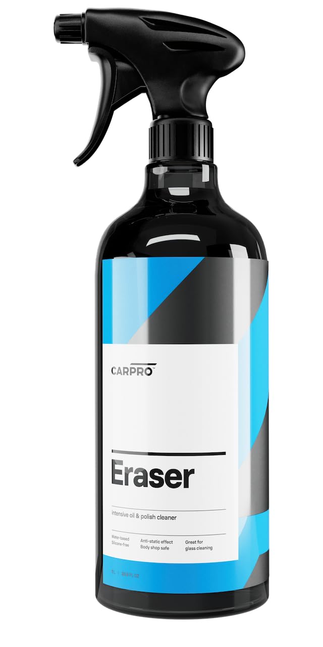 CARPRO Eraser bottle front with spray nozzle for easy pre-coat cleaning