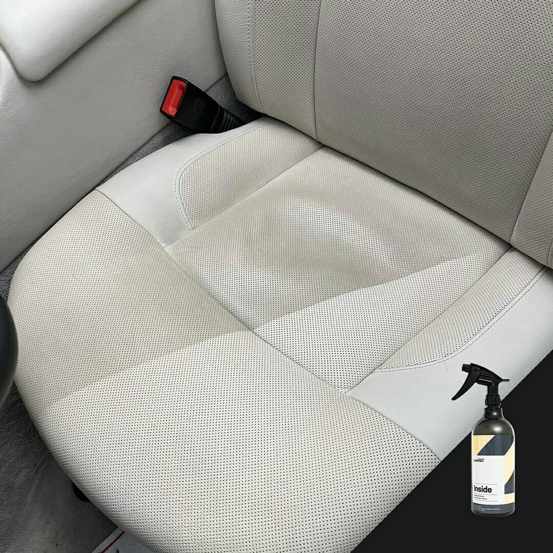 CARPRO Inside foam action close-up showing high-foaming interior cleaner in action.