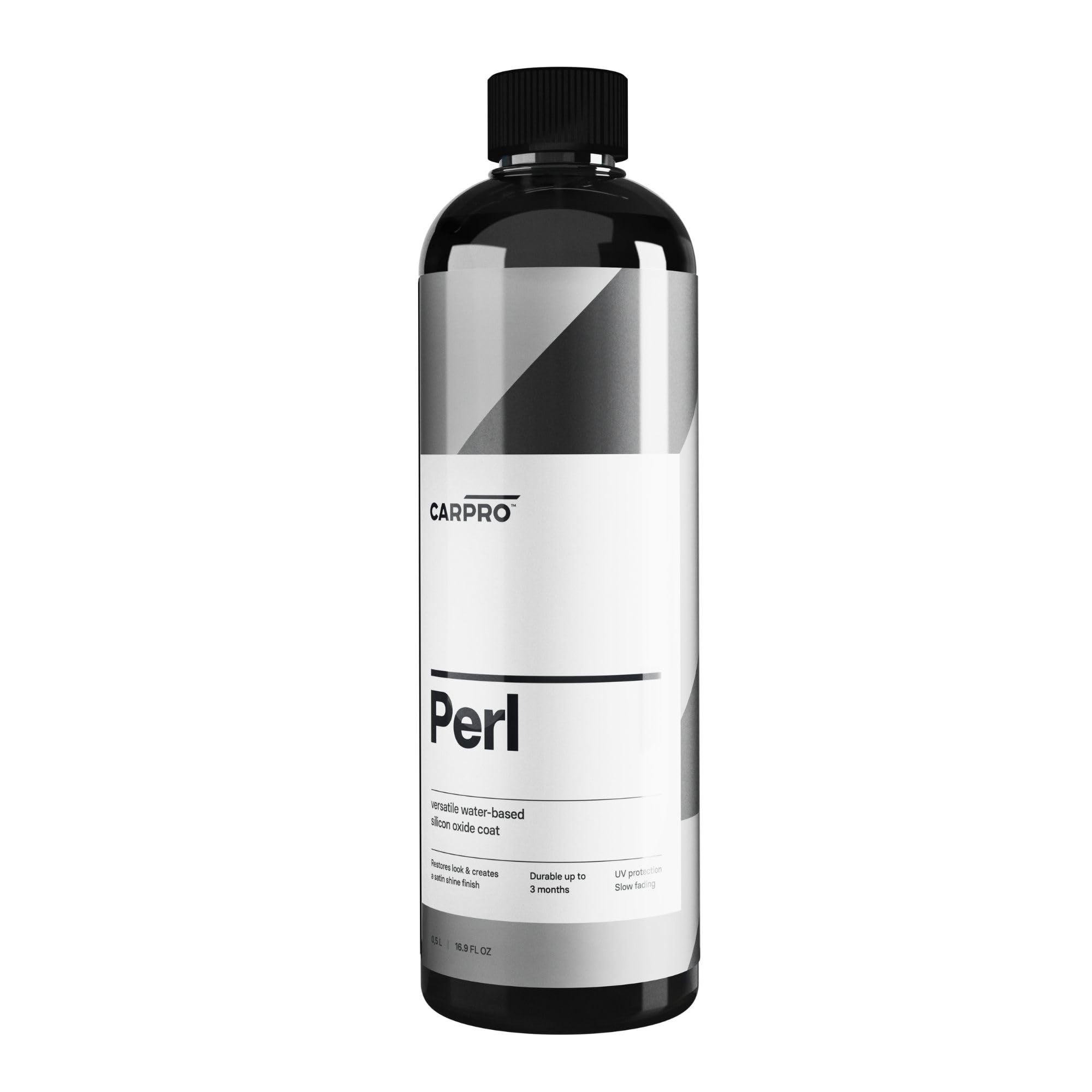 CARPRO PERL bottle delivering satin finish on plastics and rubbers for a refreshed look