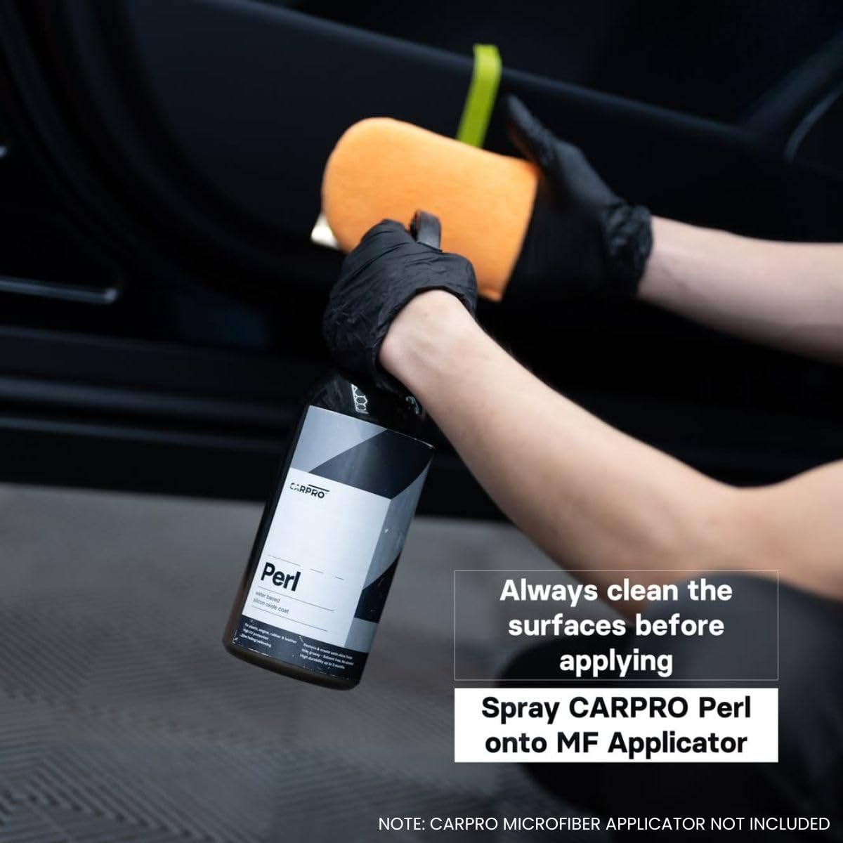 CARPRO PERL protecting engine bay surfaces from UV and grime