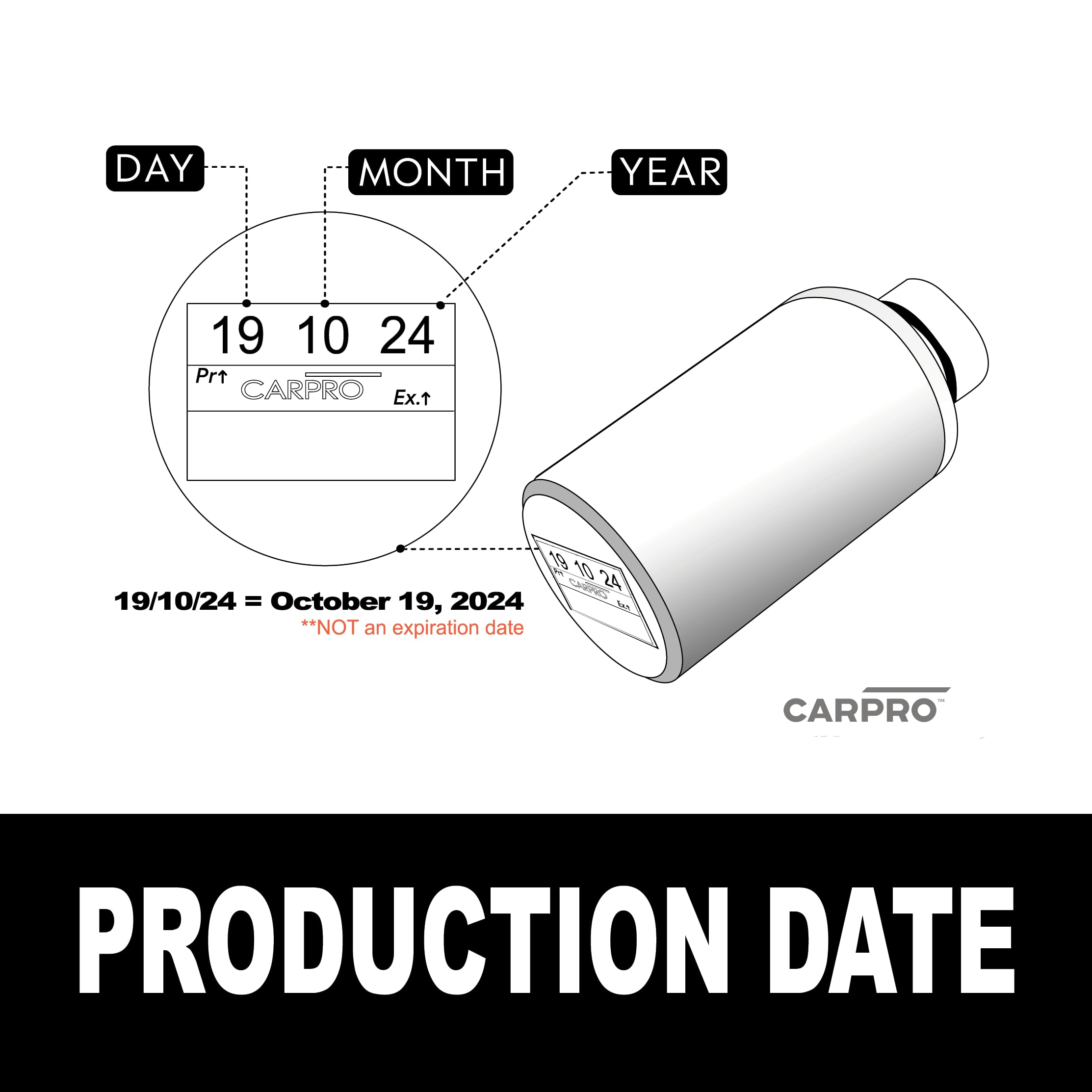 CARPRO Reload 2.0 creates a hydrophobic layer bead on water