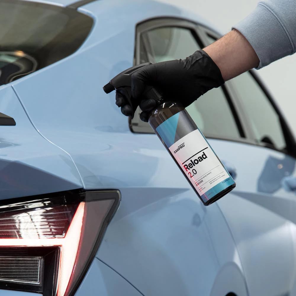 CARPRO Reload 2.0 protects rubber trim from dulling