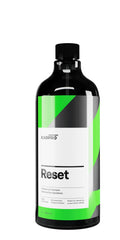 CARPRO Reset bottle front view highlighting pH-neutral formula safe for coatings