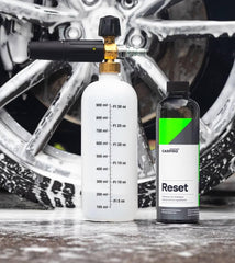 CARPRO Reset dilution chart illustrating economical 400–500:1 ratios.