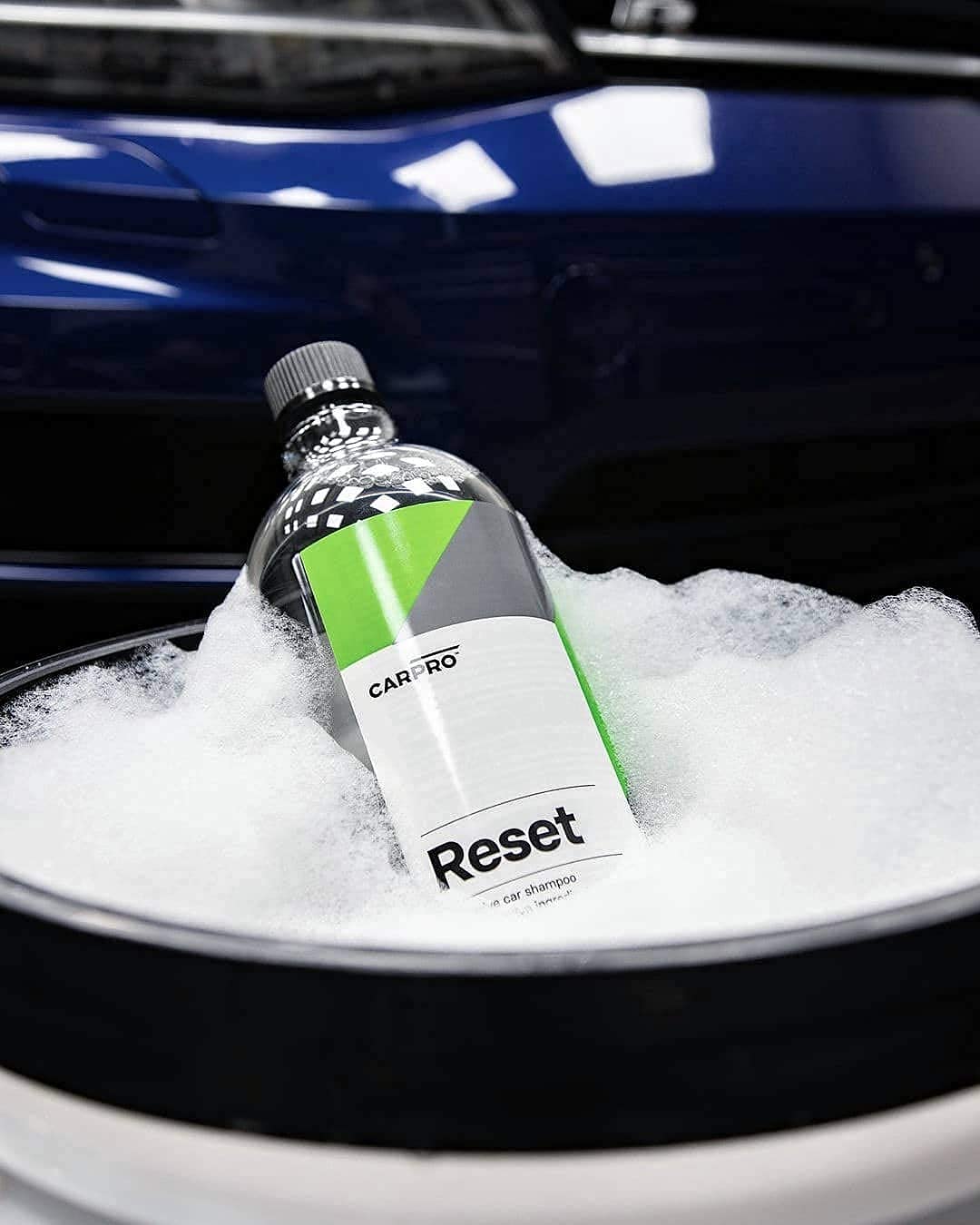 CARPRO Reset dilution ratio graphic emphasizes economical cleaning