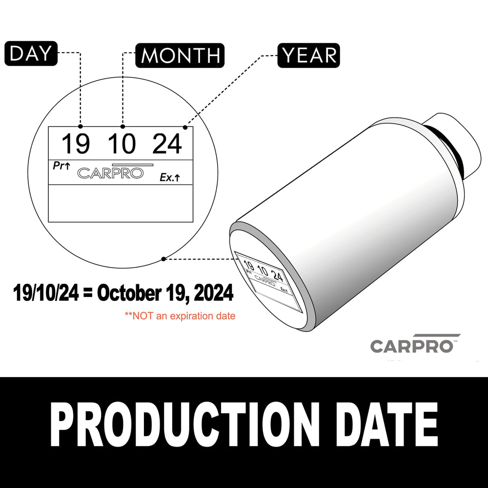 CARPRO Reset label highlights compatibility with Reload, HydroO2, and CQUARTZ coatings