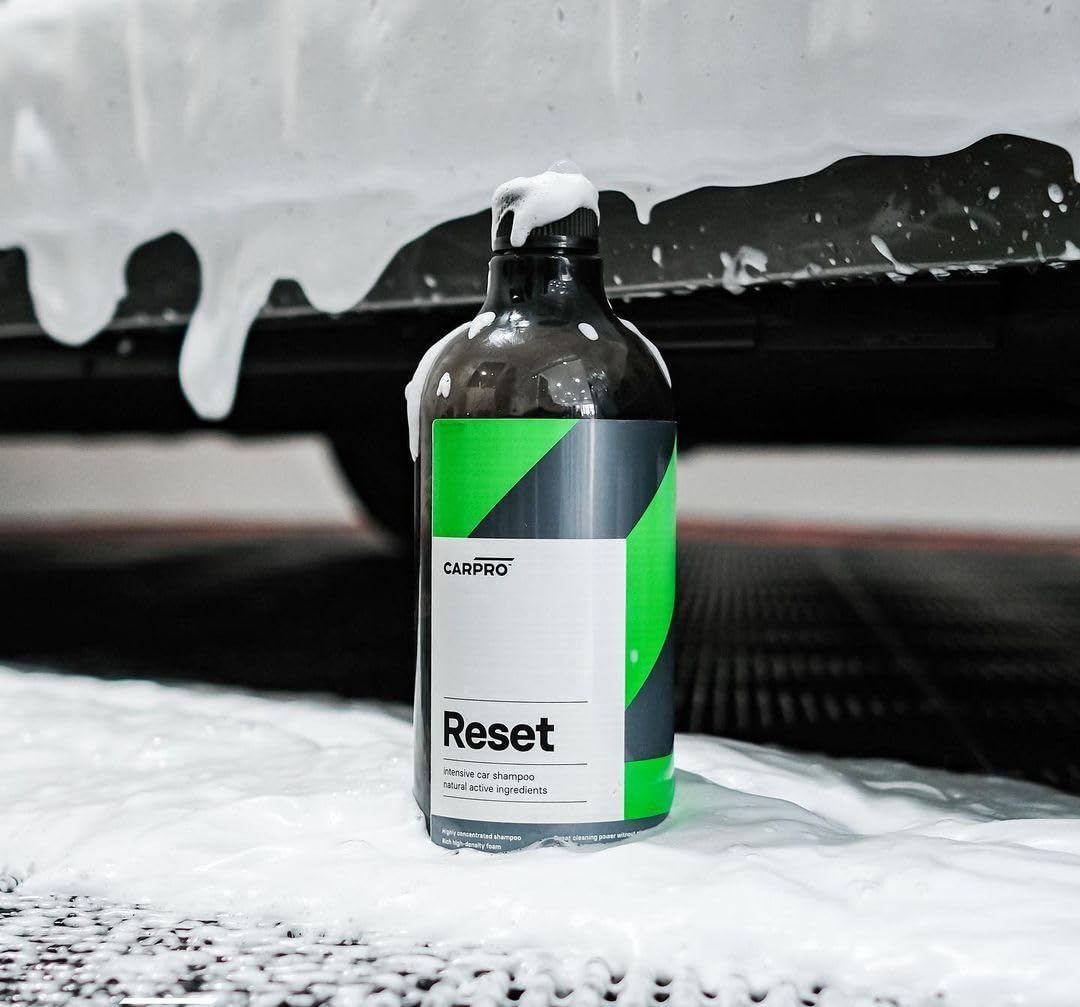 CARPRO Reset natural ingredients icon represents mild biodegradable formula