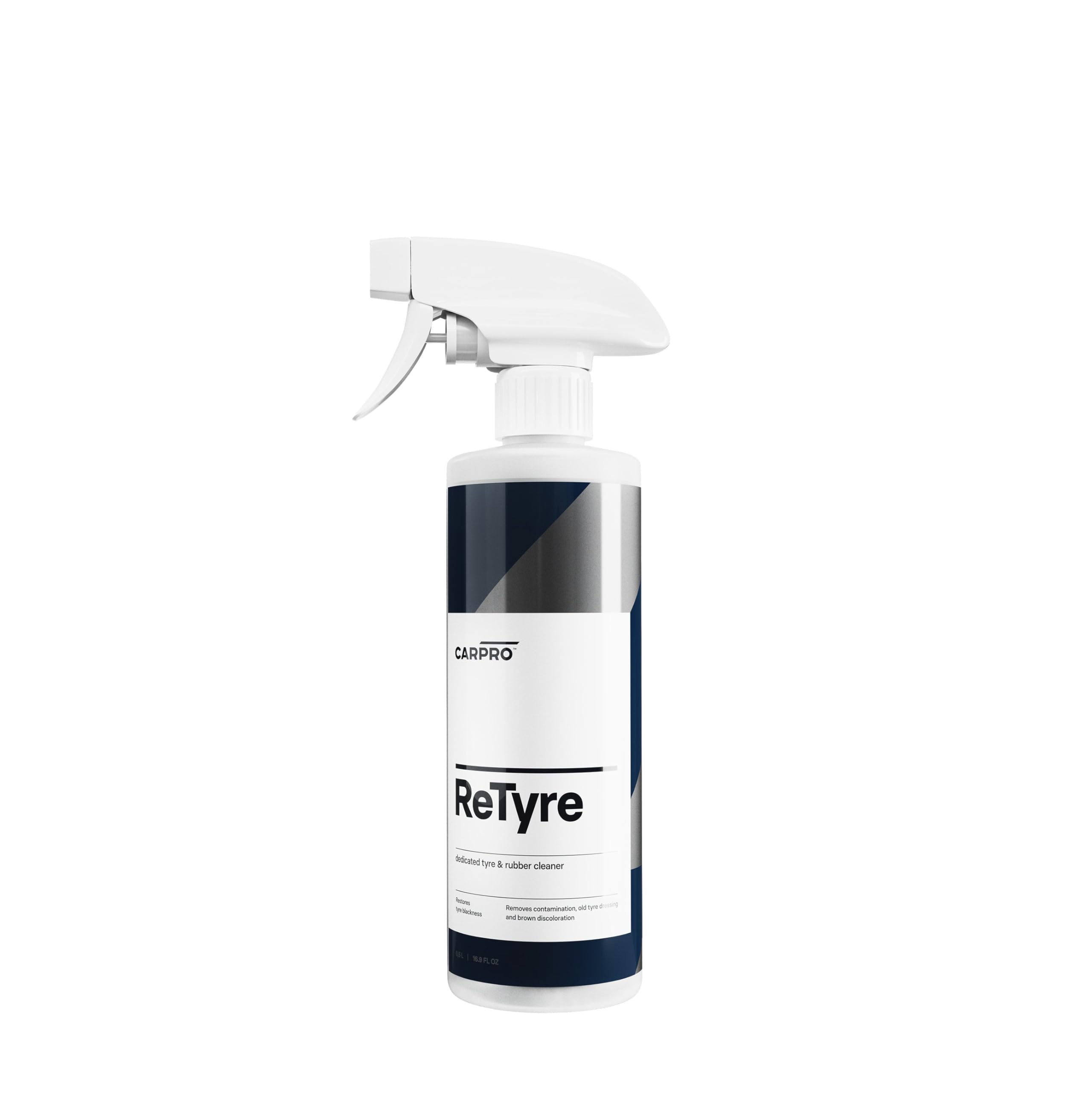CARPRO ReTyre 500ml bottle for deep tire cleaning and surface prep before coatings.