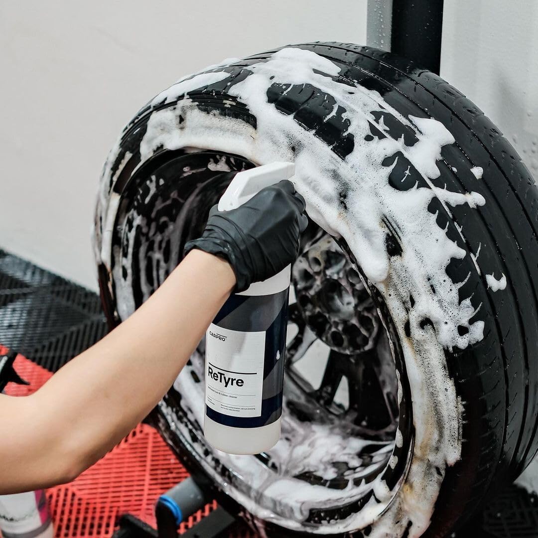 CARPRO ReTyre wheel-cleaning spot targets rims and tires alike