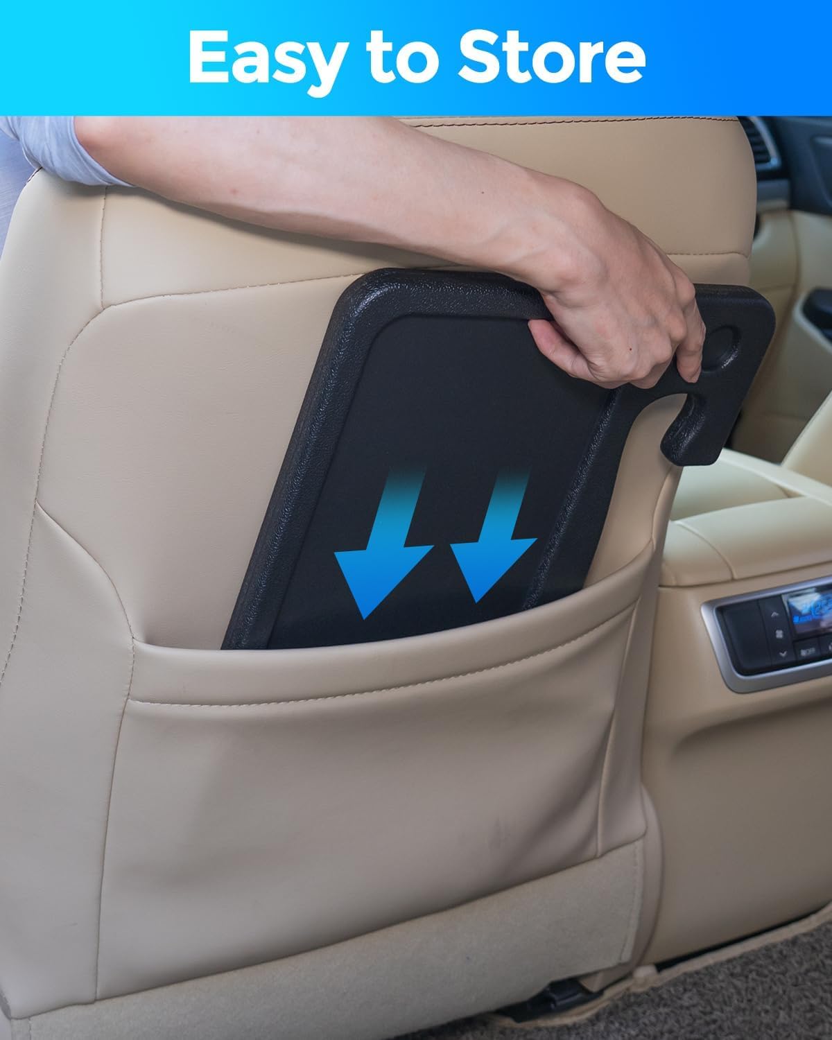CarQiWireless steering wheel desk hook attachment enables quick setup