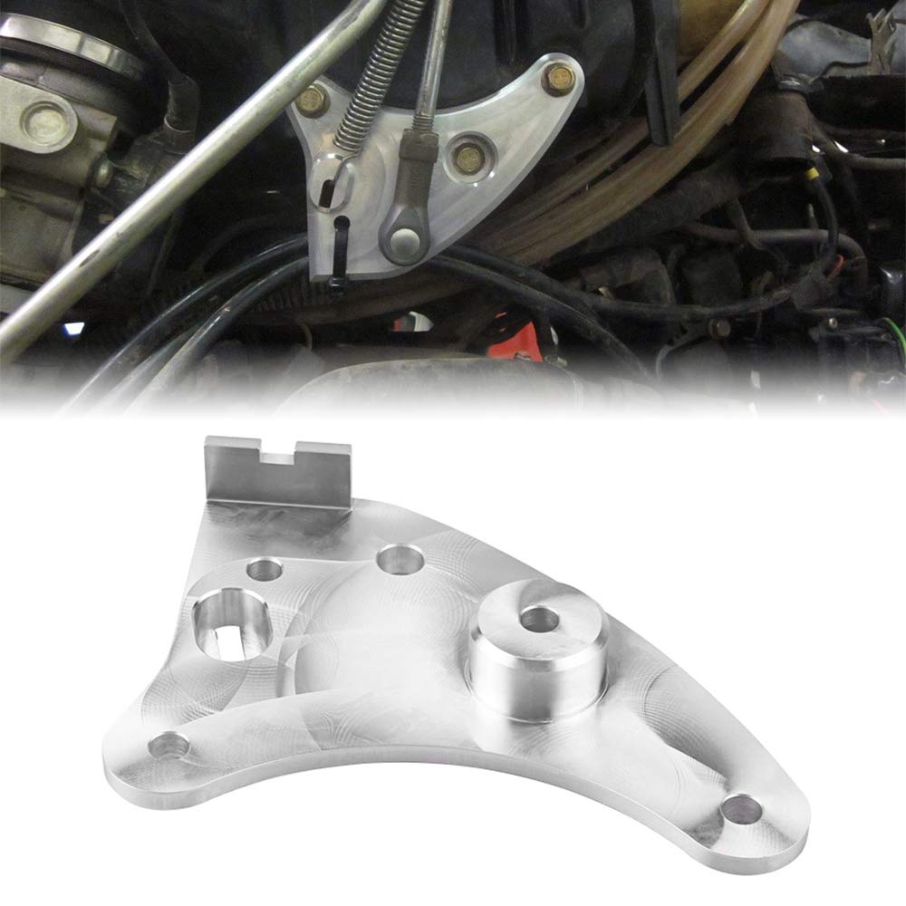 Carrfan shift arm base bracket in silver for Can-Am