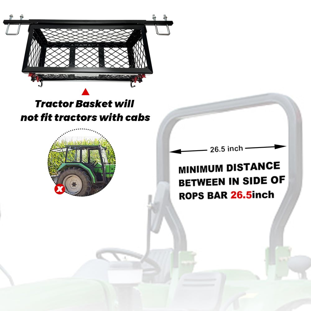 CarriTurf secure mounting with two U-bolts minimizes movement