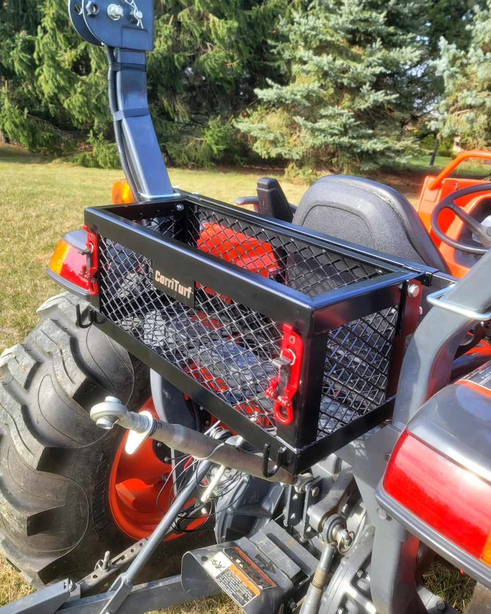 CarriTurf tool box dimensions 24x10x10 inches for ample storage