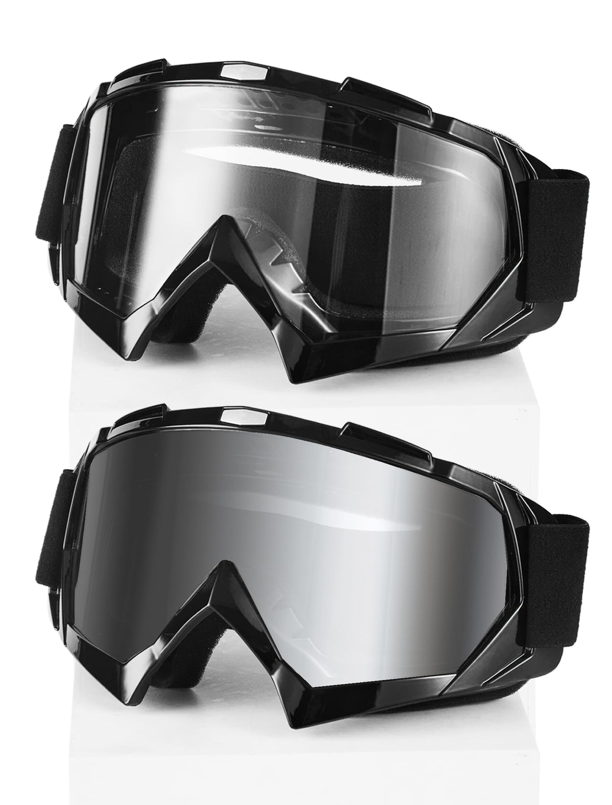 Carsories 2Pack goggles with dustproof lenses for off-road riding